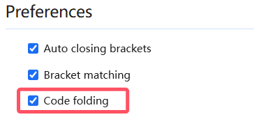 代码折叠
